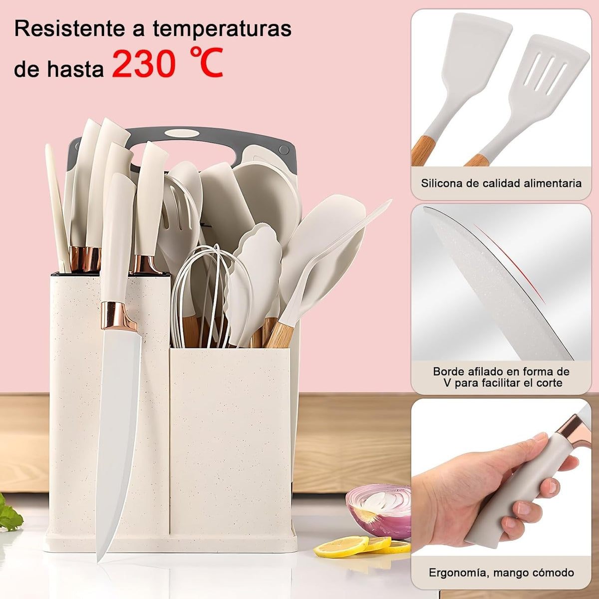 🍳 SET DE COCINA 19 UTENSILIOS CALIDAD PREMIUM® 🍳 ✨ TODO LO QUE NECESITAS PARA COCINAR COMO PRO ✈ ENVÍO GRATIS | 🚚 PAGO CONTRAENTREGA